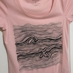 Pink Armani Exchange shirt